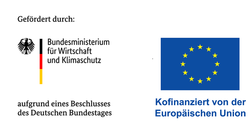 Logo BMWK und Kofinanziert von der Europäischen Union